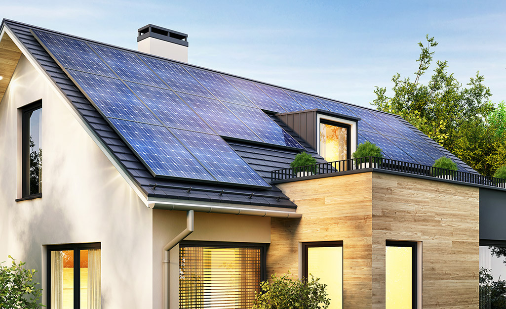 Solar panels on house installed by the best solar installers in the bay area